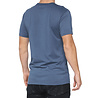 100% 100% T-Shirt Kramer Blauw 100% 100% T-Shirt Kramer Blauw