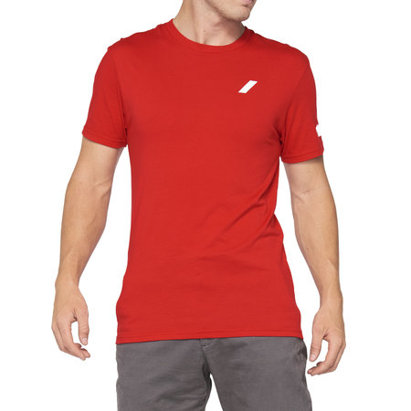 100% 100% T-Shirt Tiller Rood