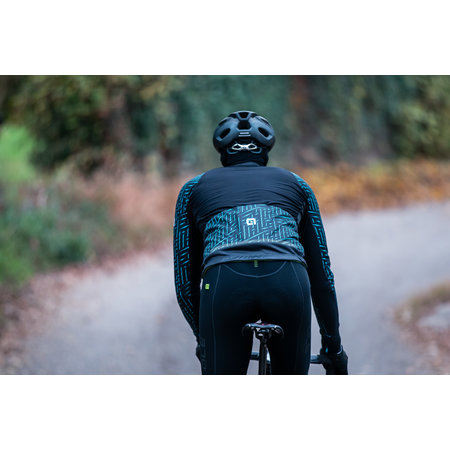 green cycling jacket