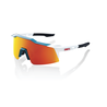 100% 100% Speedcraft SL - Gloss Metallic Bora / Matte White - HiPER Red Multilayer Mirror Lens 100% 100% Speedcraft SL - Gloss Metallic Bora / Matte White - HiPER Red Multilayer Mirror Lens