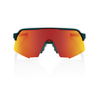 100% 100% S3 - Gloss Metallic Bora / Matte White - HiPER Red Multilayer Mirror Lens 100% 100% S3 - Gloss Metallic Bora / Matte White - HiPER Red Multilayer Mirror Lens