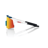 100% 100% Speedcraft - Gloss Metallic Bora / Matte White - HiPER Red Multilayer Mirror Lens 100% 100% Speedcraft - Gloss Metallic Bora / Matte White - HiPER Red Multilayer Mirror Lens