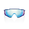 100% 100% Speedtrap - Matte Metallic Into the Fade - Blue Topaz Multilayer Mirror Lens 100% 100% Speedtrap - Matte Metallic Into the Fade - Blue Topaz Multilayer Mirror Lens