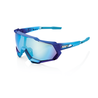 100% 100% Speedtrap - Matte Metallic Into the Fade - Blue Topaz Multilayer Mirror Lens 100% 100% Speedtrap - Matte Metallic Into the Fade - Blue Topaz Multilayer Mirror Lens