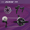 Shimano Shimano 105 R7170 Disc DI2 groepset Shimano Shimano 105 R7170 Disc DI2 groepset