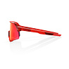 100% S3 LE - Peter Sagan - Gloss Translucent Red / Hiper Red Mirror lens 100% S3 LE - Peter Sagan - Gloss Translucent Red / Hiper Red Mirror lens
