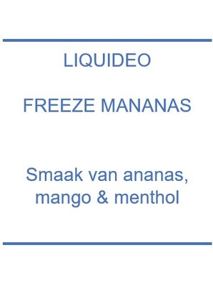 Liquideo Freeze Mananas