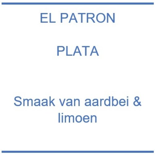 El Patron Plata