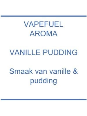 Vapefuel Aroma - Vanille pudding