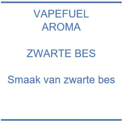 Vapefuel Aroma - Zwarte Bes