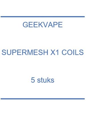 Supermesh X1 coils per 5