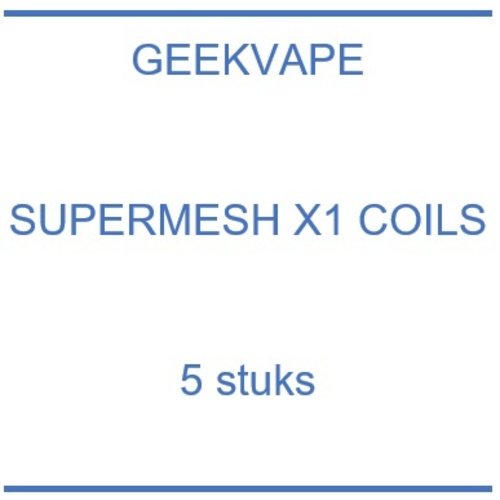 Geekvape Supermesh X1 coils