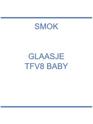 TFV8 Baby Pyrex glaasje