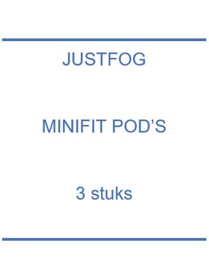 Justfog Minifit Pods
