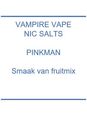 Pinkman Nic Salts