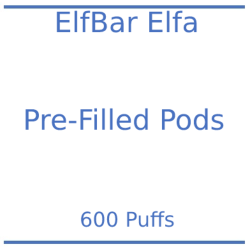 ElfBar Elfbar Elfa Pre-Filled Pods