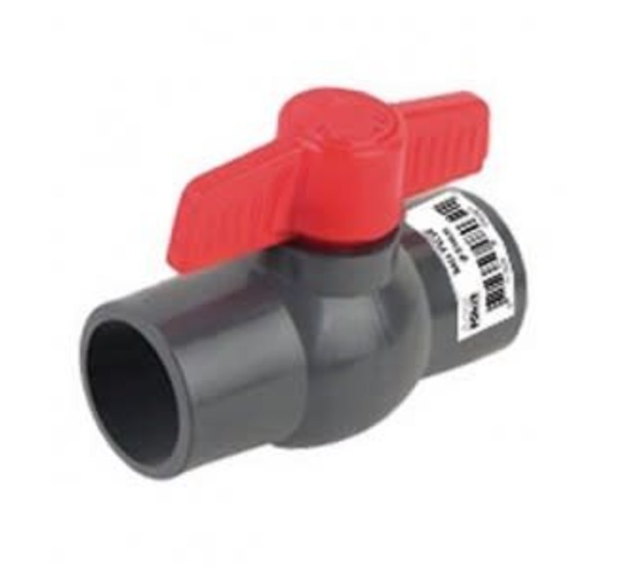 Effast Kogelkraan PVC zonder wartel lijm 32mm A2KOI & Vijverwinkel