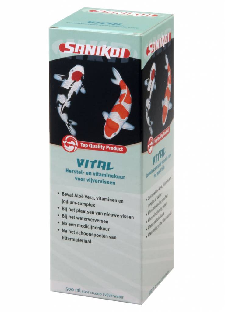 Afbeelding Sanikoi Vital 500 Ml Voor 10.000 Liter Water door A2koi.nl