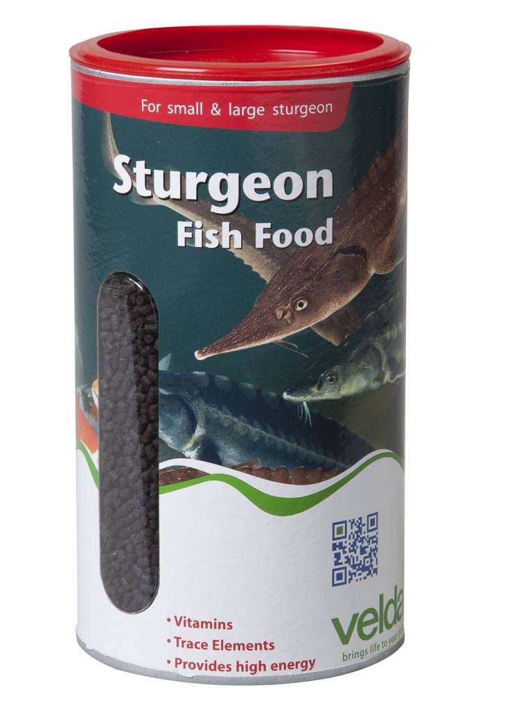 Afbeelding Velda Sturgeon Fish Food 1250 Ml / 800 gram door A2koi.nl