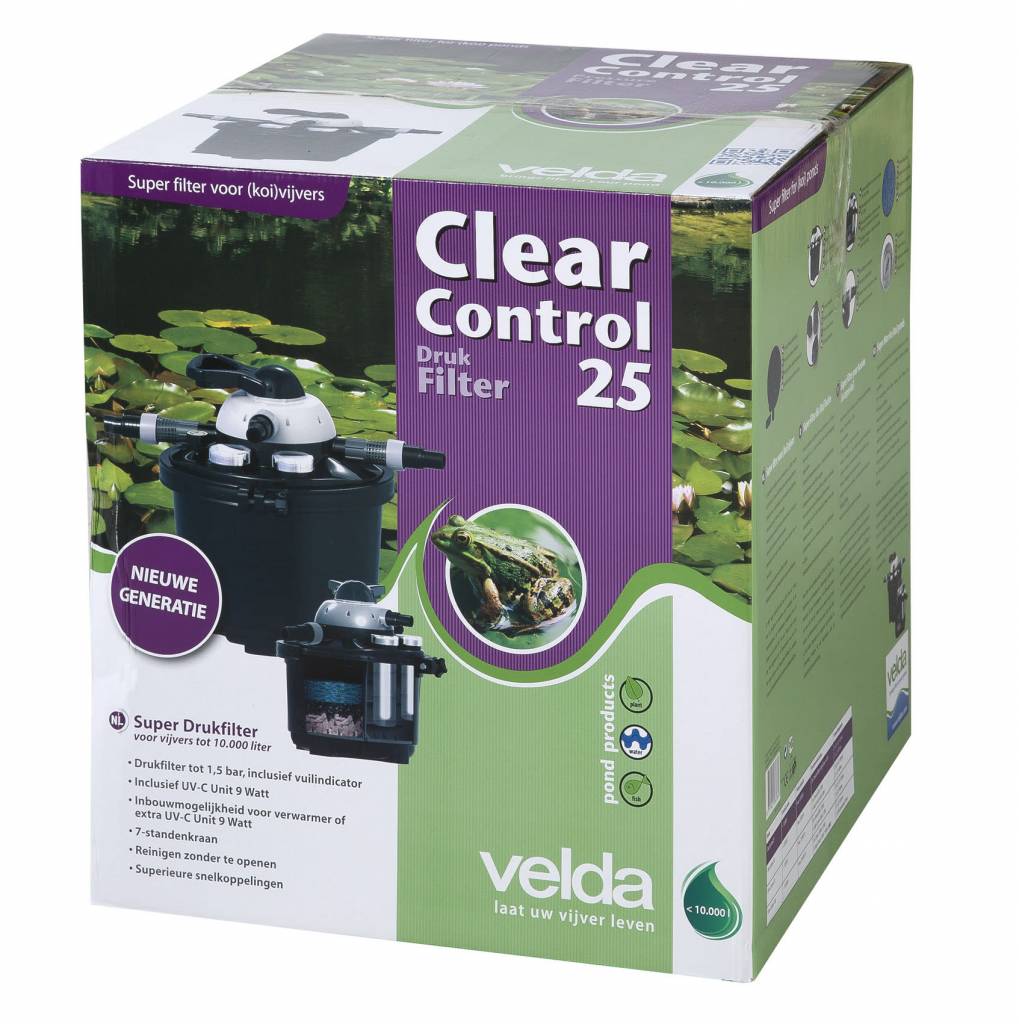 Afbeelding Velda Clear Control 25 + UV-C 9 Watt door A2koi.nl