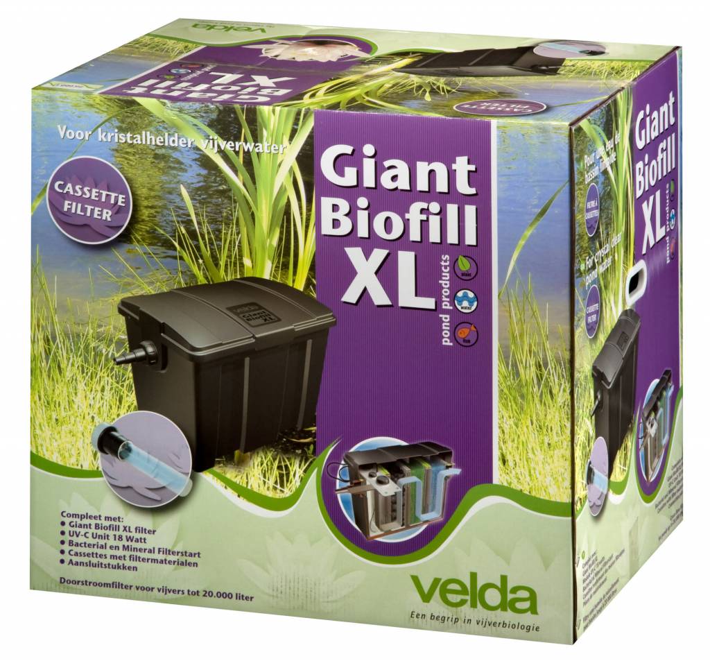 Afbeelding Velda Giant Biofill XL + 18 Watt UVC door A2koi.nl