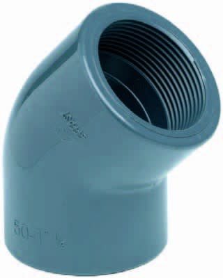 Afbeelding Knie 45º binnendraad ½" door A2koi.nl