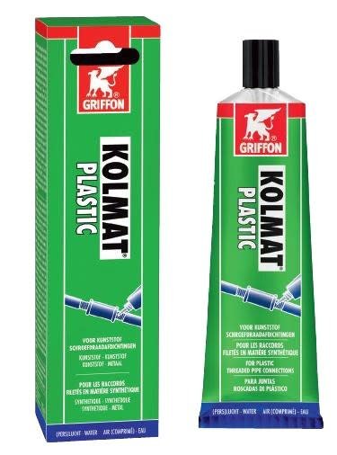 Afbeelding Griffon Kolmat Plastic Kunststof Schroefdraadafdichting 125 Gr door A2koi.nl