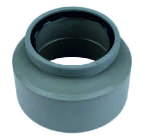 Afbeelding PVC Inzetverloopstuk mof x spie 110 x 125 mm Wavin door A2koi.nl