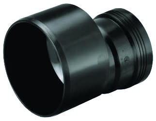 Afbeelding Verloopring Excentrisch 90 x 75mm Manchet x Spie Zwart Wavin door A2koi.nl