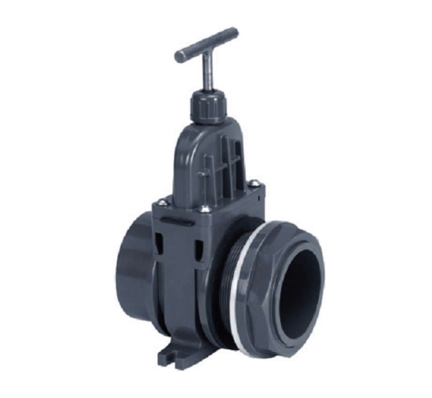 VDL VDL PVC Schuifkraan met doorvoer 50mm A2KOI & Vijverwinkel