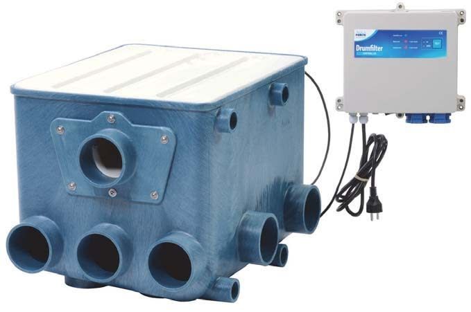 Afbeelding Aquaforte Transparante Deksel voor AFK-1 Trommelfilter door A2koi.nl