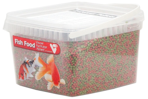 Fish Food 2-Colour Pellet 3mm - 2,5 Liter | Velda kopen