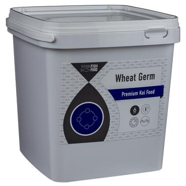 Afbeelding Vivani koivoer Wheat Germ 6mm 5 Liter Emmer door A2koi.nl