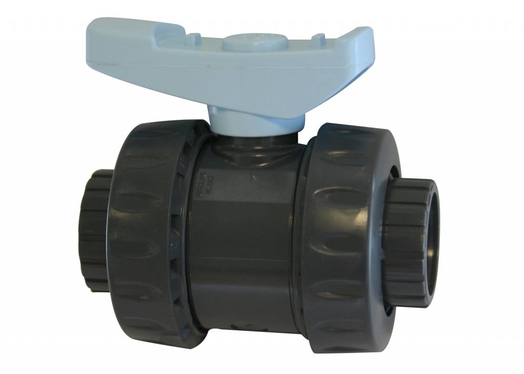 Afbeelding Evolution Aqua PVC Kogelkraan 1,5" voor Nexus filter door A2koi.nl