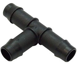 Afbeelding PP t-stuk slangverbinder - 10 x 10 x 10 mm door A2koi.nl