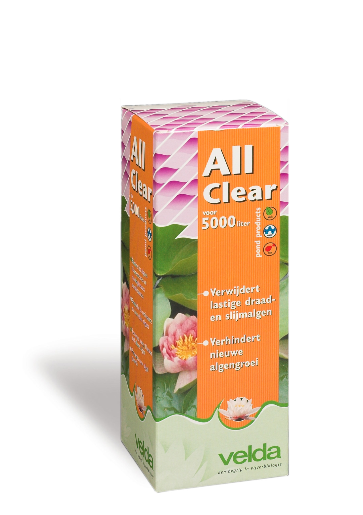 Afbeelding All Clear Powder 500 Gram Voor 5.000 Liter | Velda door A2koi.nl