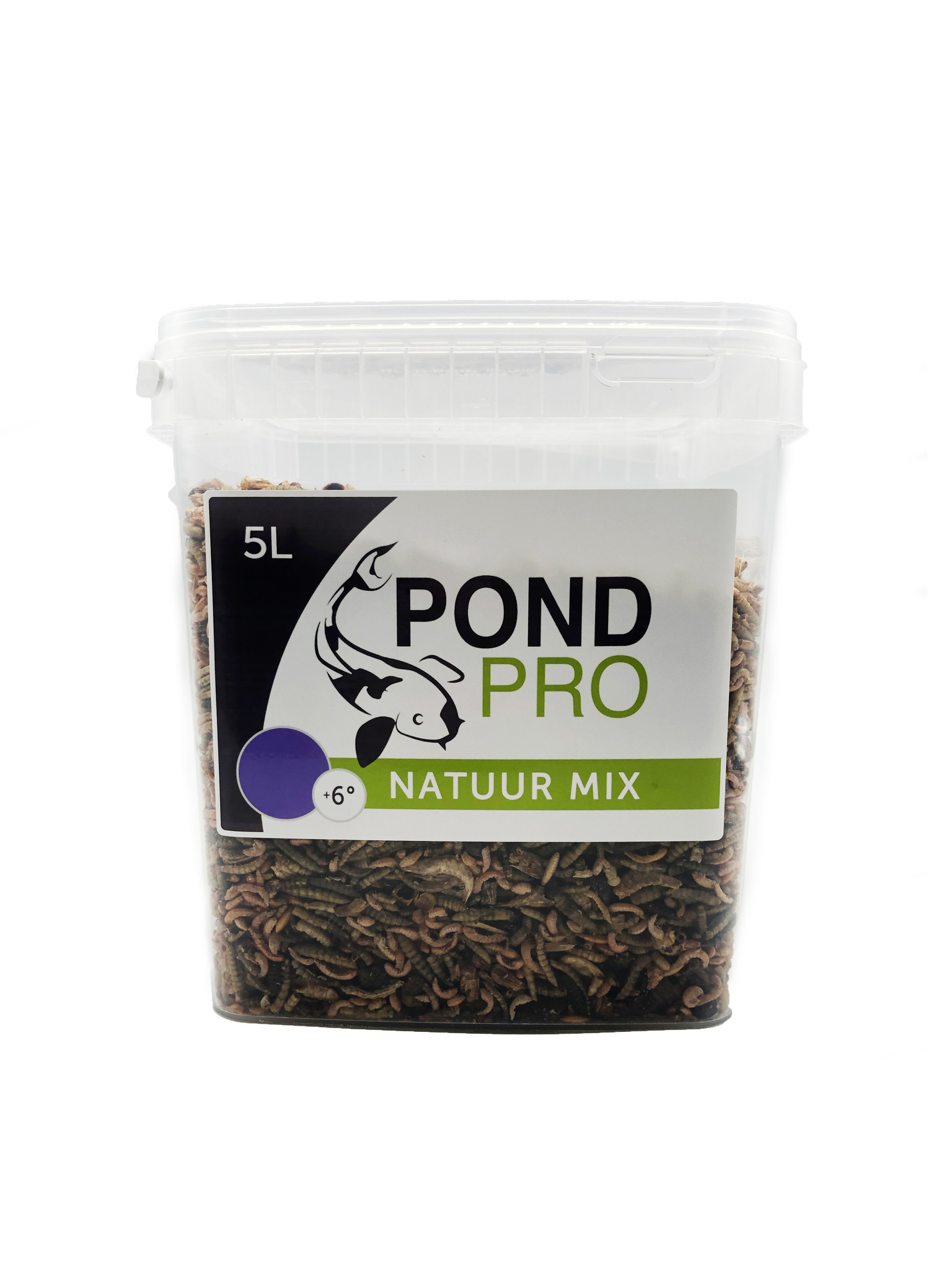 Afbeelding Pond Pro Pond Pro Natuur Mix 2,5 Liter Emmer door A2koi.nl