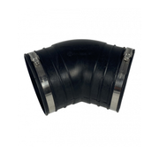 Air Aqua Flexibele rubber bocht (45°) 125mm