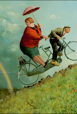 Weerstandem / tandem - Wenskaart Marius van Dokkum