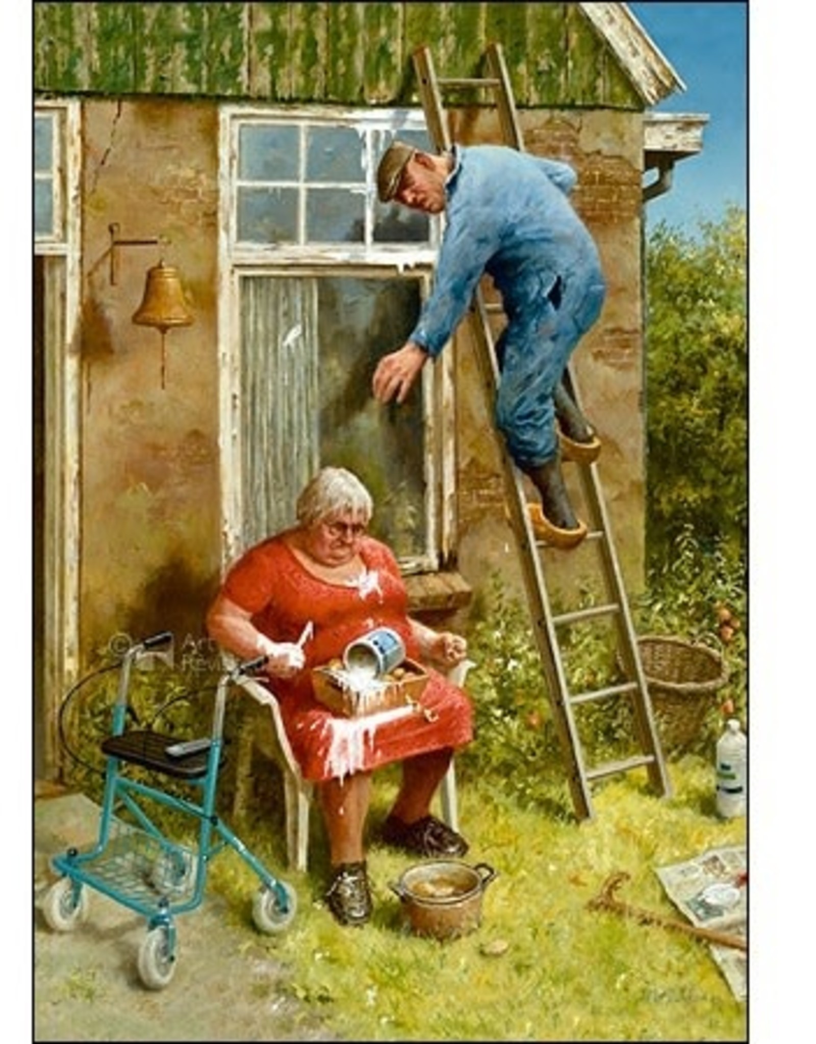 Doe Het Zelver - Wenskaart Marius van Dokkum