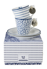 Laura Ashley Set van 2 kop & schotels espresso - Laura Ashley