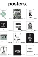 Tuinposter "Hark" - Kletspot