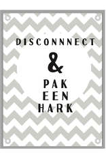 Tuinposter "Hark" - Kletspot