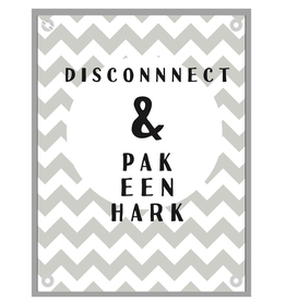 Tuinposter "Hark" - Kletspot