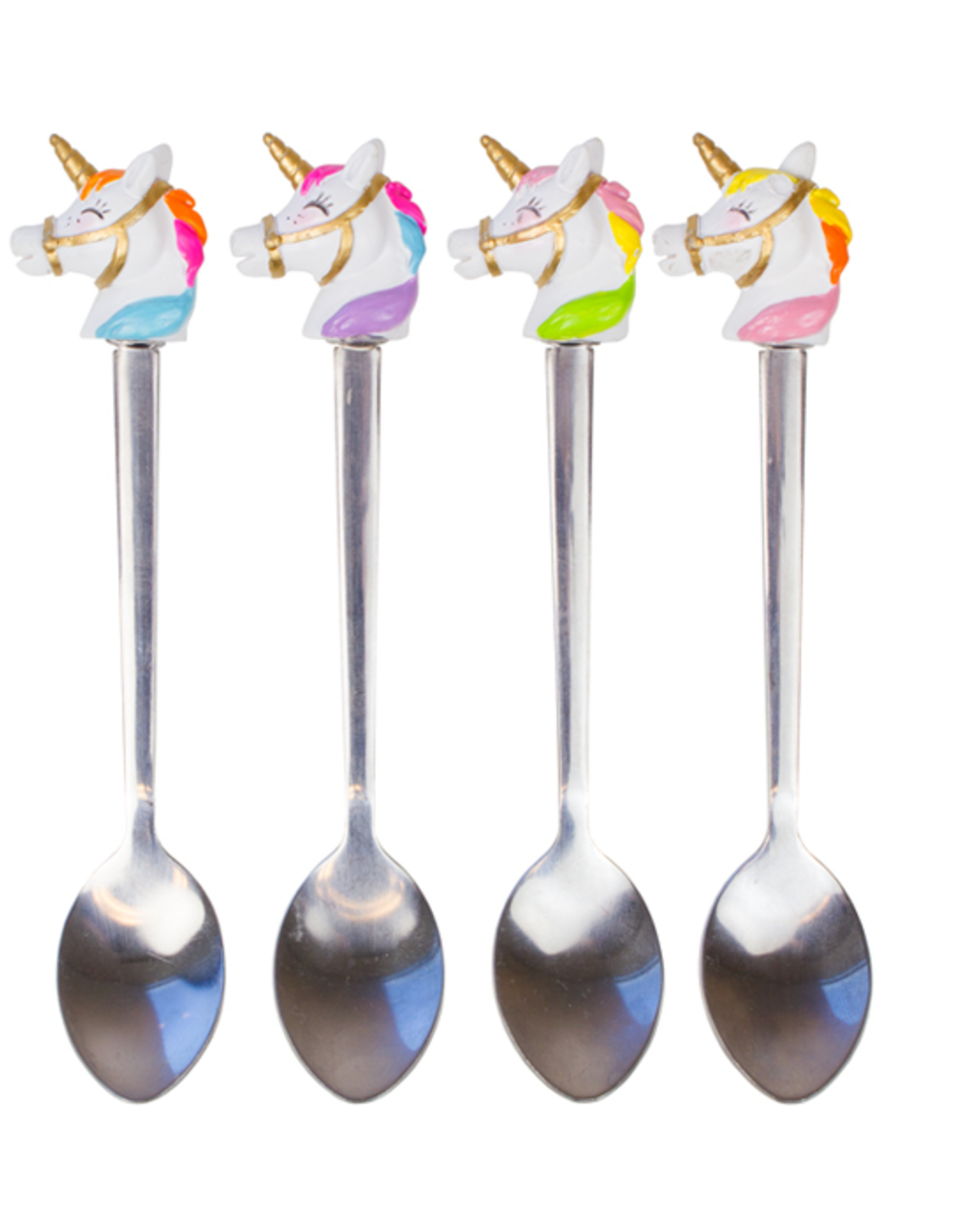 Blond Amsterdam Unicorn Set van 4 Theelepels - Blond Amsterdam