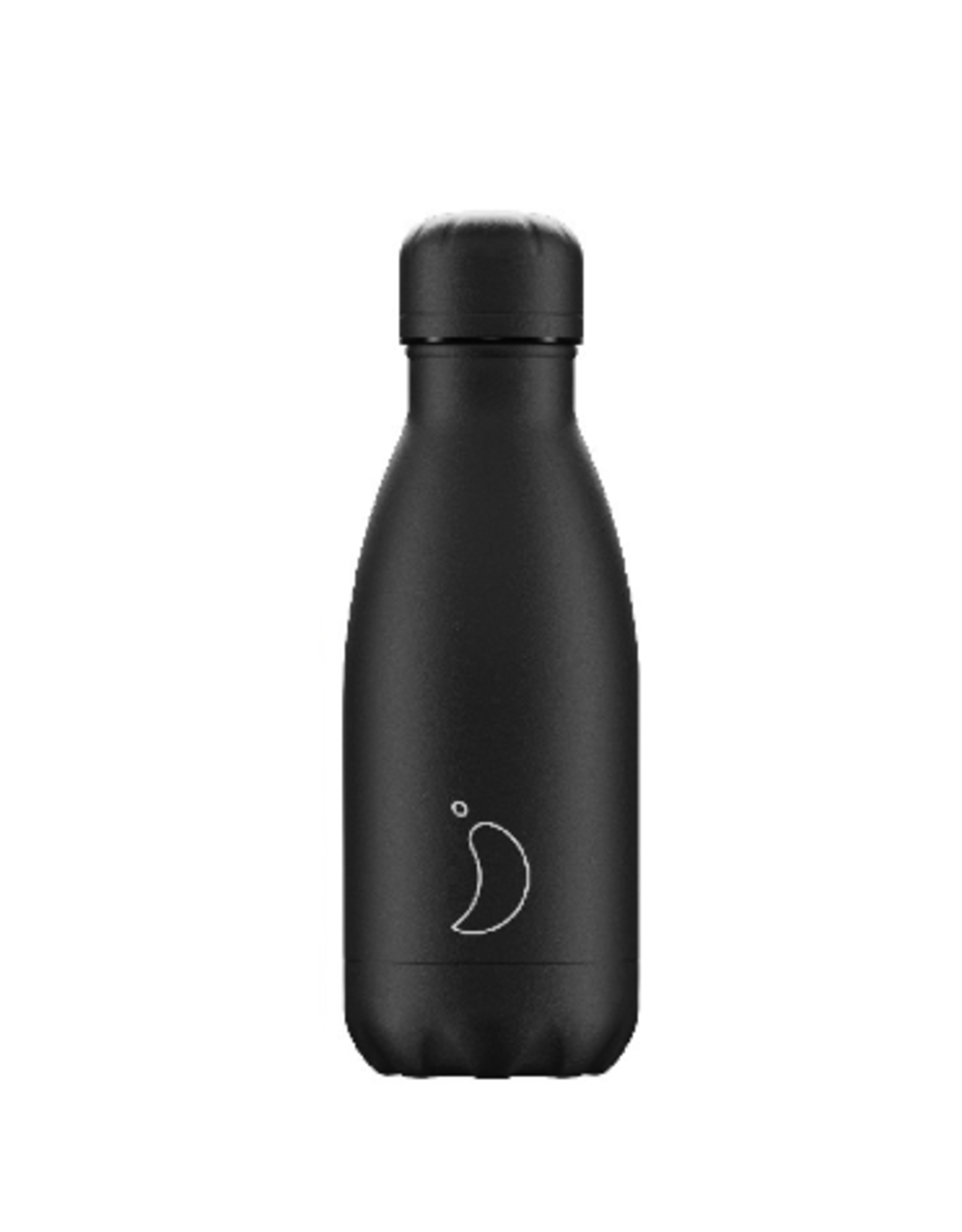 Chilly's Bottles Chilly's Bottle All Black 260ml - Chilly's Bottles