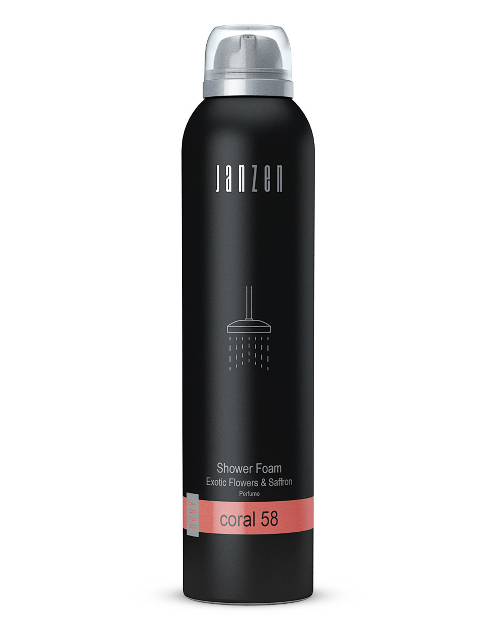 JANZEN Shower Foam 200ml Coral 58 - JANZEN