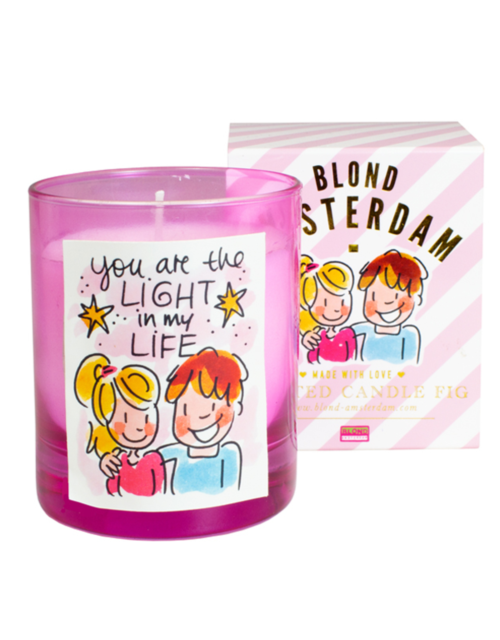 Geurkaars You The Light in My Life - Blond Amsterdam - KunstZinnig Kado- en