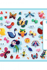 Djeco Puffy Stickers Vliegende Wezentjes 3-6jr - Djeco