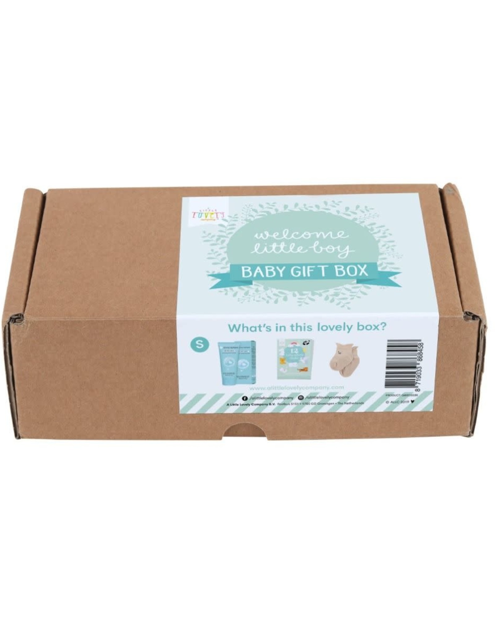 A Little Lovely Company Baby Giftbox "Welcome Little Boy (S) - A Little Lovely Company